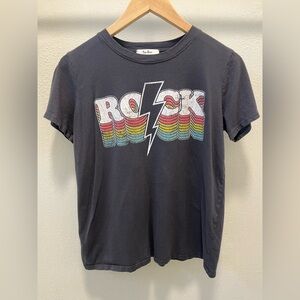 Tres Bien Rock Graphic T-Shirt - Charcoal